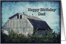 Happy Birthday Dad- Country Landscape card