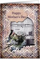 Happy Mother’s Day- Birds and Birdcage card