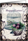 Happy Easter - Eggs and Birdcage card