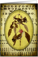 Vintage Birds - Any Occasion card
