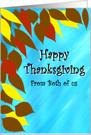 Happy Thanksgiving card