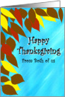 Happy Thanksgiving card