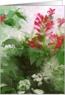 flowers and mist card