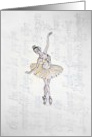 Pastel Ballerina card