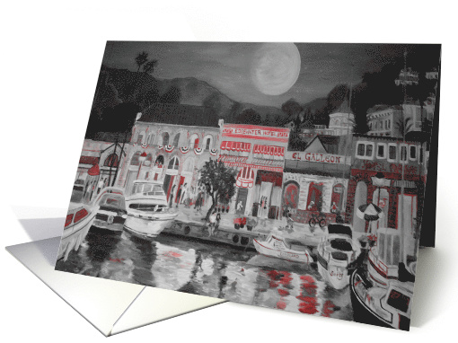 catalina night scene card (498129)