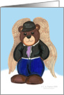 Angel Bear in Disguise Thank You card