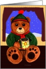 Christmas For Friend, Cocoa Bear Card