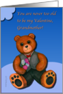 Valentines’ Day for Grandmother Teddy Bear card