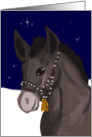 Christmas Burro card