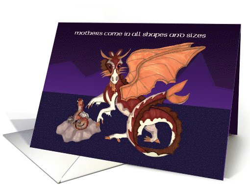 Dragon Mom and Baby for Mother's Day card (1075606)