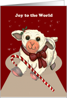 Lamb of God Joy to the World Christmas Card
