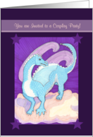 Dragon Cosplay Party invite card