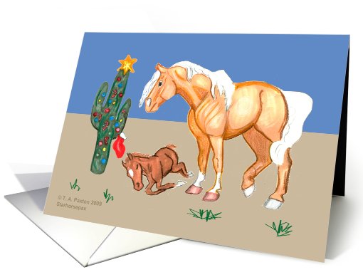 Western Horse Christmas card (504776)