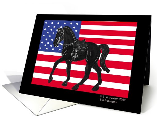 Honor Fallen Heroes Horse card (504785)
