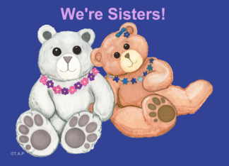 Sister Teddy Bears Encouragement