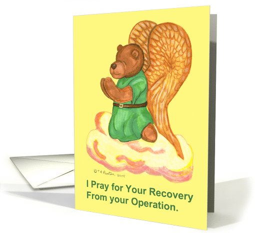 Praying Bear Recovery From Operation card (526291)