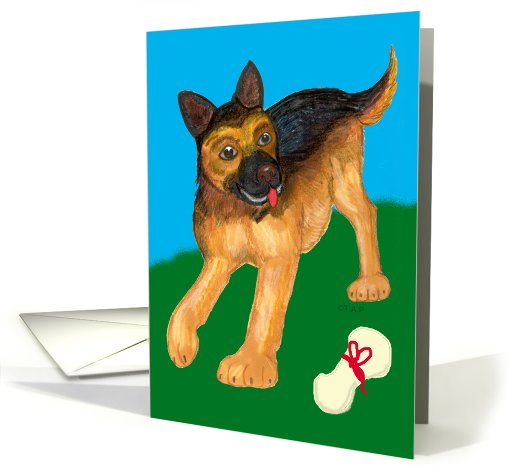 German Shepherd Pup card (547298)