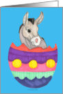 Easter Egg Donkey card