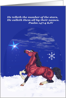 Psalm Horse Encouragement card