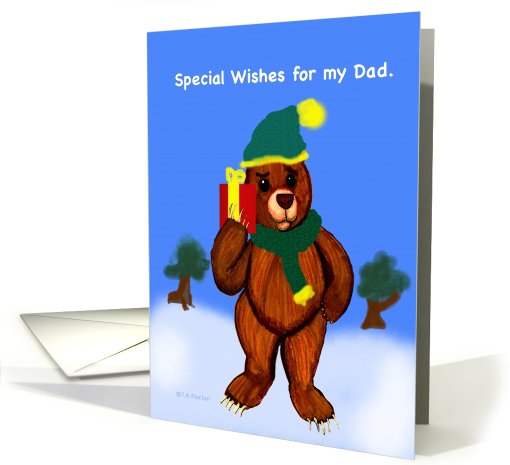 Special Holiday Wishes for Dad card (735537)