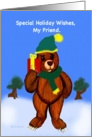 Special Holiday Wishes for my Friend card