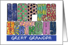 Zendoodle - Happy Birthday, Great Grandpa card