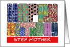 Zendoodle - Happy Birthday, Step Mother card