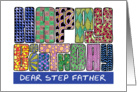 Zendoodle - Happy Birthday, Dear Step Father card