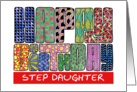 Zendoodle - Happy Birthday, Step Daughter card