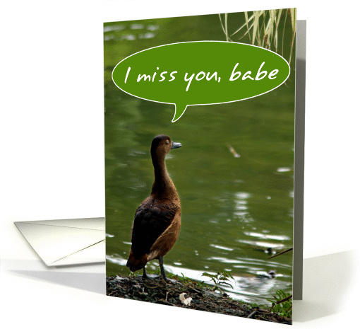 I Miss you card (502292)