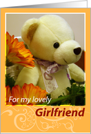 For my lovely girlfriend card