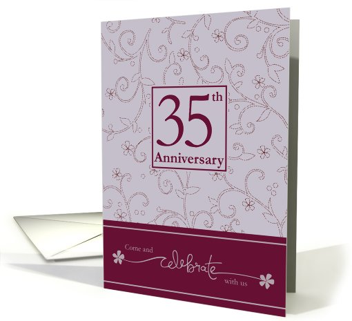 35th Anniversary Invitation card (589242)