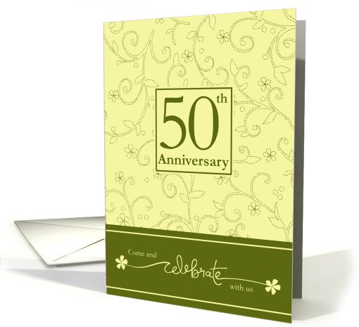 50th Anniversary Invitation card (589245)