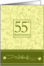 55th Anniversary Invitation card