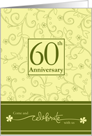 60h Anniversary Invitation card