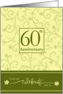 60h Anniversary Invitation card