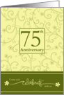 75th Anniversary Invitation card