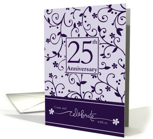 25th Anniversary Invitation card (589266)