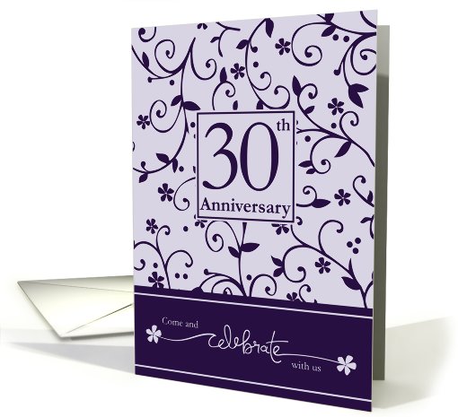 30th Anniversary Invitation card (589275)