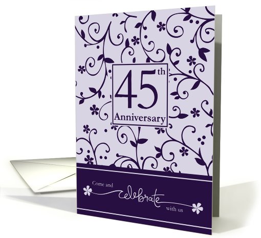 45th Anniversary Invitation card (589278)