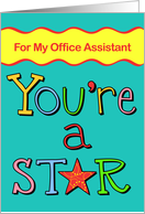 Thank You - You’re A Star, Office Assistant card