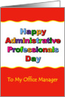 Happy Administrative Professional Day, Clerk card