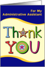 Thank You, Admin Assistant card