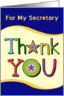 Thank You, Secretary card