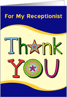 Thank You, Receptionist card