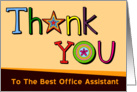 Thank You, Office Assistant card