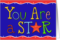 Appreciation - You are a star card
