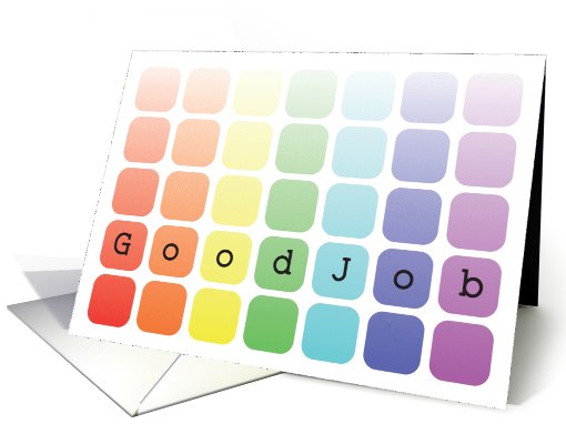 Employee Appreciation - Good Job card (796018)