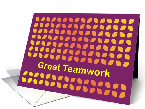 Employee Appreciation - Great Teamwork card (796075)