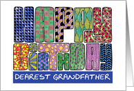 Zendoodle - Happy Birthday, Dearest Grandfather card